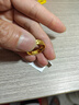 六福珠寶七夕情人節(jié)禮物 足金承諾黃金戒指情侶實(shí)心戒 計(jì)價(jià) 約7.43克-男款 曬單實(shí)拍圖