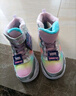 Skechers斯凱奇兒童雪地靴子秋冬保暖運動(dòng)鞋女童舒適閃燈休閑棉靴302677L 曬單實(shí)拍圖