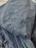 雅鹿牛奶絨四件套珊瑚絨床單被套加厚法蘭絨床笠被罩簡(jiǎn)約冬季床上用品 單面絨-風(fēng)尚灰【加厚保暖】 1.8m 床單款 四件套-被套180*220cm 曬單實(shí)拍圖