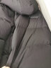 坦博尔羽绒服男长时尚运动宽松百搭连帽加厚外套TA332779 黑色 175 晒单实拍图