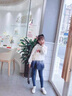 小豬彼特女童打底褲春秋2025新款秋款加絨兒童褲裙假兩件褲子秋季裙褲秋裝 2106藍色【春秋款左一】 120 cm 曬單實(shí)拍圖