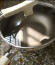 閃閃優(yōu)品炒鍋麥飯石色不粘鍋家用炒菜鍋燃?xì)庠铍姶艩t鍋不沾鍋平底鍋30cm 【配鏟】麥飯石不粘：加深 30cm 曬單實(shí)拍圖