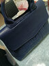 ANDSEEYOU真皮氣質(zhì)手提包女2026新款時(shí)尚大氣女士頭層牛皮情人節單肩斜挎包 大款寶藍色 曬單實(shí)拍圖