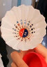 翎美羽毛球F4精選鵝毛耐打飛行穩(wěn)定比賽用球經(jīng)典系列12只裝 76球速 曬單實(shí)拍圖