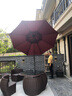 雙帝（SHUANGDI） 雙帝 戶外桌椅五件套陽臺桌椅室外庭院花園桌椅茶幾組合藤椅 4啡色藤椅+灰色巖板桌120cm 曬單實拍圖