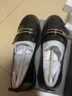 NINE WEST/玖熙樂福鞋秋冬新款一腳蹬金屬扣百搭通勤單鞋女 黑色 37 曬單實拍圖
