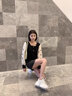 MARY JSTNI香港專柜老爹鞋女2025春季新款厚底運動夏季透氣增高休閑小白鞋子 217-1【漸變粉 皮面單里】四季款 38 曬單實拍圖