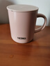 膳魔師（THERMOS）不銹鋼辦公水杯桌面杯家用把手杯JDG男女簡約TCDG帶蓋牛奶杯咖啡JDG-351粉色 350ml 曬單實拍圖