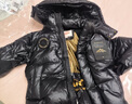 鴨鴨（YAYA）童裝兒童羽絨服男女中長(cháng)款中大童加厚極寒防風(fēng)保暖冬裝外套WJ 黑色【YE3B804283E短款】 170 曬單實(shí)拍圖