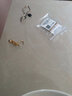 賽菲爾黃金耳飾女足金999.9閃耀車花璀璨靈動(dòng)金耳墜耳墜 約5.3克 曬單實(shí)拍圖