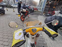 阡囤適用于宗申yami后視鏡彎梁摩托車后視鏡ZS110-13C倒車鏡反光鏡 圓 左后視鏡 曬單實拍圖