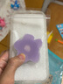 巴蒂尼 暈染紫色花朵適用iPhone手機(jī)殼蘋果手機(jī)保護(hù)套全包攝像頭硅膠軟殼情侶男女防摔卡通可愛個性 紫色花朵+鏈條 iPhone 14 曬單實(shí)拍圖