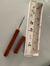 哲明 不銹鋼普洱茶針開茶器撬茶器茶餅帶套金屬茶刀功夫茶具配件 花梨木茶針-B46 曬單實拍圖