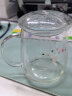 物生物（RELEA）茶杯男女士茶水分离杯玻璃杯带过滤水杯办公泡茶杯子耐高温花茶杯 实拍图