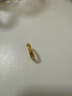 中國黃金（CHINA GOLD）碎碎冰戒指足金5G開口情侶黃金戒指送老婆生日生日送女朋友禮物 碎碎冰戒指 【京速達(dá)】約4.1-4.2g 曬單實拍圖