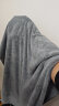 京东京造 5A级抗菌浴巾 290g加厚云柔速干柔软成人珊瑚绒男女大浴巾 灰色 实拍图