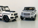 凱迪威1：18奔馳巴博斯大G蘭博基尼國潮合金汽車模型大號款金屬仿真兒童 1：18巴博斯G700-白色 曬單實拍圖