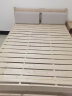 意米之恋实木床双人床软包卧室简约单人床实木床1.35m*2m*40cm高 RB-005 实拍图