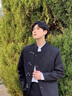 威登羊新中式西裝外套男小眾設計感中國風(fēng)西服套裝高級感立領(lǐng)上衣中山裝 黑外套+白襯衫+西褲【三件 XL 曬單實(shí)拍圖