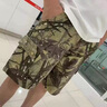 謙集（QIANJI） 工裝短褲男2024年夏季薄款潮流寬松迷彩五分褲純棉休閑牛仔中褲 迷彩色 31 建議體重135-140斤穿 曬單實(shí)拍圖