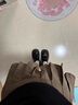 RXXBFB系帶小皮鞋女2025新款復(fù)古百搭增高女單鞋jk制服配裙子厚底樂福鞋 啞光黑 37 (235mm) 曬單實(shí)拍圖