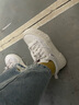FILA 斐樂(lè )官方川行鞋FOSSO女鞋秋休閑鞋面包帆布鞋 香雪白-WA 36.5 曬單實(shí)拍圖