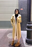 木清清加絨雪地靴女外穿厚底2024年冬季新款皮毛一體短筒靴加厚防滑棉鞋 【卡其色】升級加厚款（38碼） 加絨保暖丨防滑耐磨丨透氣不悶?zāi)_ 曬單實(shí)拍圖