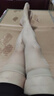 翡遇長(cháng)筒絲襪女夏季薄款防勾絲肉色高筒襪性感過(guò)膝大腿防滑隱形美腿襪 3雙膚色 包芯絲長(cháng)筒襪(75-150斤) 曬單實(shí)拍圖
