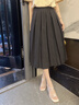 卓詩(shī)尼粗跟涼拖鞋女2025夏季新款時(shí)尚百搭配裙子透明水晶跟一字帶高跟鞋 米白色 37 曬單實(shí)拍圖