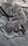 京东京造经典法兰绒毯 1350g空调毯加厚双面沙发午睡盖毯 高级灰180x200cm 实拍图