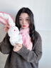 變身兔可愛公仔草莓兔子玩偶毛絨玩具女孩生日3到6歲六一兒童禮物 草莓變身兔 【18厘米】 曬單實拍圖