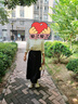 KBNE半身裙女新中式馬面裙中長款2025夏季新款高腰a字裙半裙長裙 黑色 L 曬單實拍圖