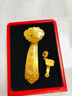 菜百首飾 Au999足金擺件 黃金吉祥如意 飾品擺件 SD 事事如意 約10.05g 曬單實(shí)拍圖