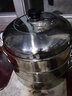 德國進(jìn)口品質(zhì)加厚304不銹鋼蒸鍋家用原味蒸飯鍋不串味無(wú)孔蒸籠三層 多層節能蒸鍋奔成 26四層(1底鍋3蒸格1蓋子) 收藏禮品 曬單實(shí)拍圖