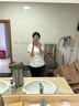 豪耀白色短袖職業(yè)襯衫女職業(yè)裝女裝套裝酒店前臺春夏季襯衣女工作服 白色襯衫+黑褲 XL 碼（適合重110-120） 曬單實(shí)拍圖