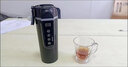 新款智能車(chē)載燒水杯轎車(chē)貨車(chē)電熱杯水壺12V24V車(chē)用保溫杯煮水杯 500ML數碼屏/車(chē)用【白】 曬單實(shí)拍圖