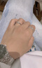 喜鉆生日禮物可調(diào)節(jié)鉆戒鉆石男戒結(jié)婚鉆石戒指男情侶男戒 曬單實(shí)拍圖