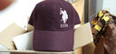 U.S.POLO ASSN.保羅帽子羊毛呢秋冬中老年保暖棒球帽男士女戶外休閑刺繡時尚百搭 酒紅色 可調(diào)節(jié)(54至60cm) 曬單實拍圖