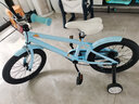 鳳凰（Phoenix）兒童自行車(chē)3-4-6-10歲小學(xué)生單車(chē)高碳鋼腳踏卡通童車(chē)帶輔助輪 騎士藍 16寸【建議身高100-130cm】 曬單實(shí)拍圖