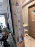 墨斗鱼身高墙贴火箭卡通身高贴纸自粘身高测量仪可移除装饰0166 实拍图