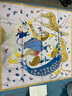愛(ài)馬仕（HERMES）愛(ài)馬仕絲巾頭巾  夢(mèng)幻馬戲團 頭巾方巾H003875S教師節送禮 送女友粉色-0990*90cm 曬單實(shí)拍圖
