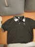 哇牌裳夏季男士刺繡短袖保羅T恤衫男韓版帥氣翻領(lǐng)體恤男裝上衣有領(lǐng)商務(wù) 黑色 2XL適合135-145斤 曬單實(shí)拍圖