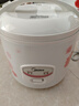 美的（Midea）電飯煲家用老式機械式電飯鍋老人簡(jiǎn)易操作小電飯鍋蒸飯鍋不粘內膽 YJ508J【帶蒸籠】 5L 不粘內膽 曬單實(shí)拍圖