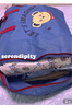 EACHY 幼兒園被子收納袋防潮牛津布兒童衣服棉被褥行李搬家手提打包袋 慕斯熊-單層 L 58*28*46cm 曬單實(shí)拍圖