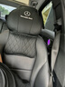 YWU適配奔馳汽車(chē)頭枕腰靠S450 e300l GLC300L  GLE400護頸枕gls 奔馳航空頭枕 黑色 2個(gè) 曬單實(shí)拍圖