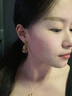 鉑思亞輕奢環(huán)形耳環(huán)女新款小眾設計耳墜高級感氣質耳釘生日禮物送女友 【北彌】 曬單實拍圖