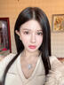 MITHAOL KUSC滿鉆太陽(yáng)花項(xiàng)鏈女輕奢高級(jí)感五瓣花吊墜鎖骨鏈情人節(jié)禮物送女生 太陽(yáng)花項(xiàng)鏈專柜禮盒裝 情人節(jié)紀(jì)念日生日禮物送女友 曬單實(shí)拍圖