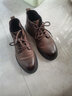 七匹狼馬丁靴男靴子冬季高幫男鞋加絨保暖棉皮鞋男士真皮工裝靴 3753黑色 41 碼 曬單實(shí)拍圖