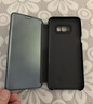 【配防爆膜】玩出色 三星s8手機(jī)殼S8+智能保護(hù)套全包s8plus防摔翻蓋皮套男女edge 三星S8+保護(hù)套【炫酷黑】 曬單實(shí)拍圖