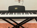 金色年代電鋼琴88鍵重錘成人兒童電子鋼琴家用練習初學(xué)者幼師專(zhuān)業(yè)數碼鋼琴 88鍵基礎款經(jīng)典黑 標配+大禮包+X琴架 曬單實(shí)拍圖